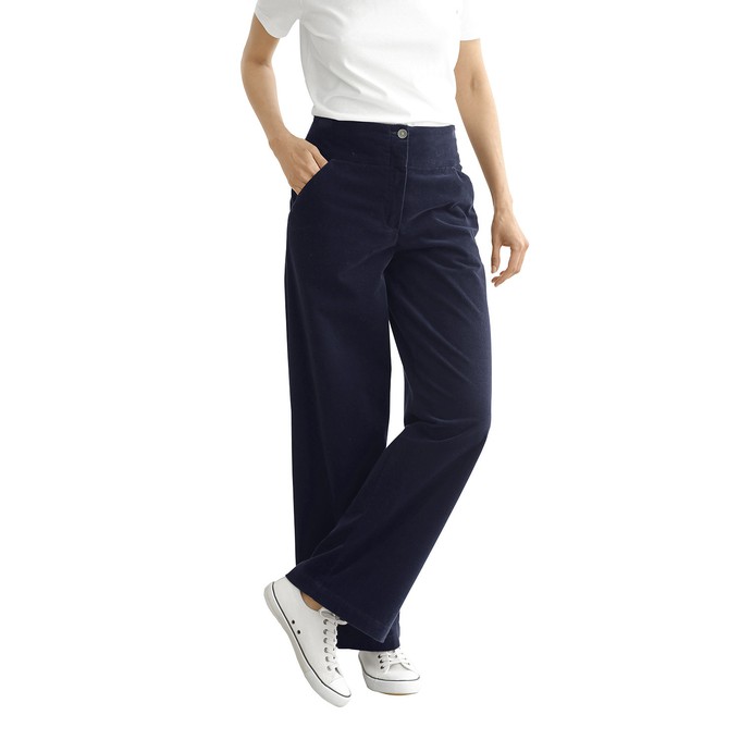 Velvetonhose MARLENE aus Bio-Baumwolle, zimt from Waschbär