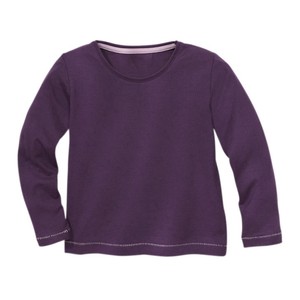 Langarmshirt, plum from Waschbär