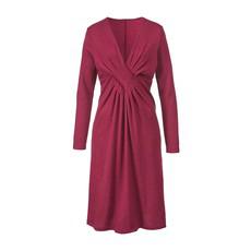 Wollkleid aus reiner Bio-Merinowolle, rubin via Waschbär