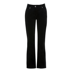 Velveton-Hose LAURA, schwarz from Waschbär