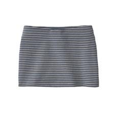 Hüftmini aus Bio-Baumwolle, grau/jeans-melange from Waschbär