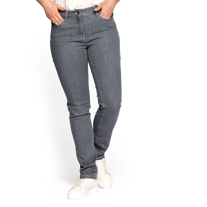 Jeans DIE ENGE aus Bio-Baumwolle, grey from Waschbär