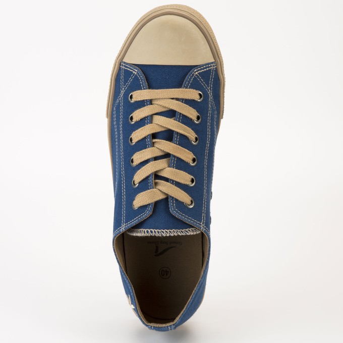 Hanf-Sneaker MARLEY, taubenblau from Waschbär