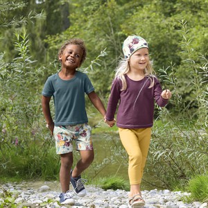 Langarmshirt, plum from Waschbär