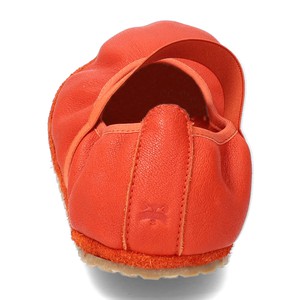 Barfußschuh Ballerina aus Bio-Leder, orange from Waschbär