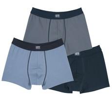3er-Pack Boxershorts aus Bio-Baumwolle, bunt via Waschbär