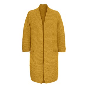 Strickmantel aus reiner Bio-Schurwolle, safran from Waschbär