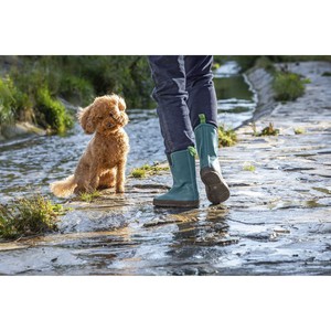 Gummistiefel aus Naturkautschuk, pfauenblau from Waschbär