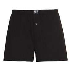 Weit geschnittene Boxershorts aus Bio-Baumwolle, schwarz via Waschbär