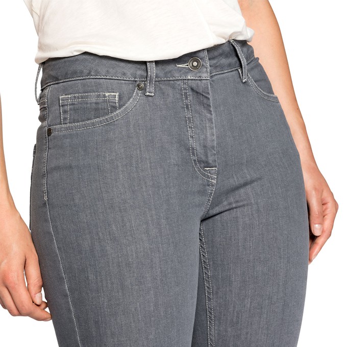 Jeans DIE GERADE aus Bio-Baumwolle, grey from Waschbär