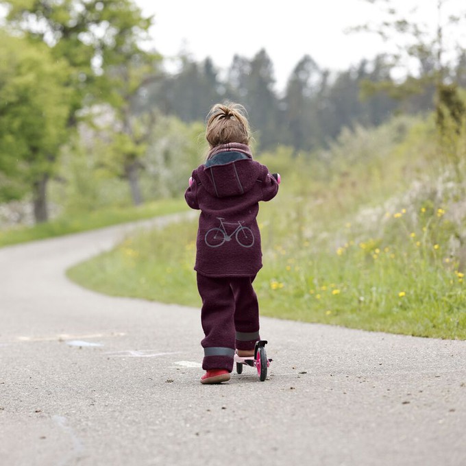 Walkjacke, smaragd from Waschbär