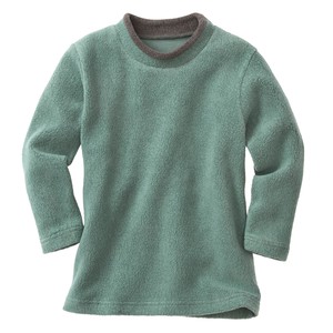 Pullover aus Bio-Fleece, seegras from Waschbär