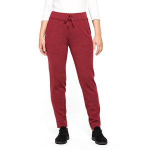 Jerseyhose aus reiner Bio-Merinowolle, rubin from Waschbär