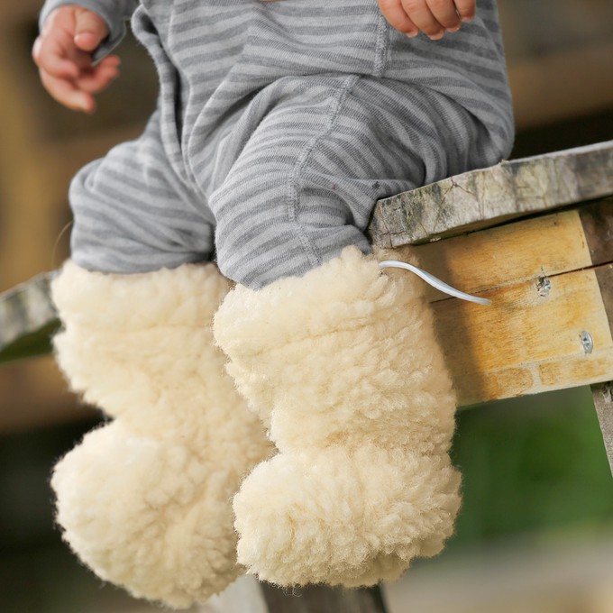 Baby-Stiefelchen, naturbelassen from Waschbär