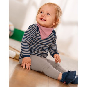 Baby-Rippshirt Langarm, khaki from Waschbär
