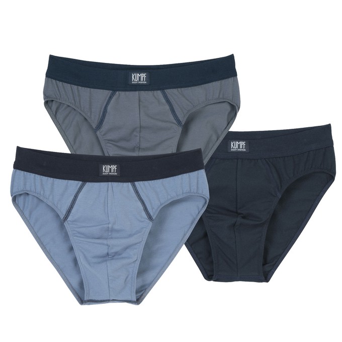 3er Pack Slip aus Bio-Baumwolle, bunt from Waschbär