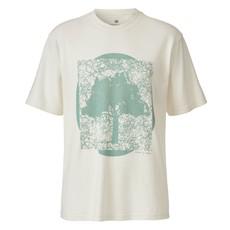 T-Shirt mit Print aus Hanf und Bio-Baumwolle, natur-bedruckt via Waschbär