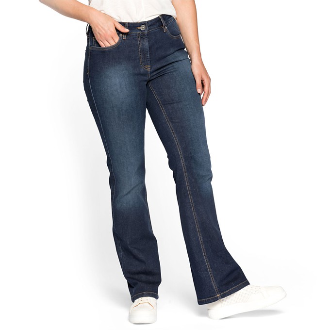 Jeans BOOTCUT aus Bio-Baumwolle, darkblue from Waschbär