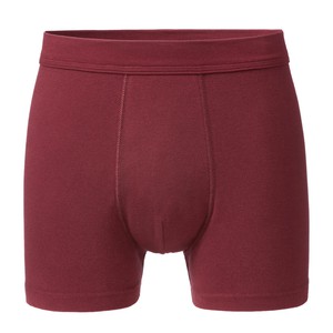 Doppelpack Boxershorts aus reiner Bio-Baumwolle, granat from Waschbär