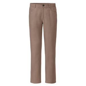 Leinenhose aus reinem Leinen, taupe from Waschbär