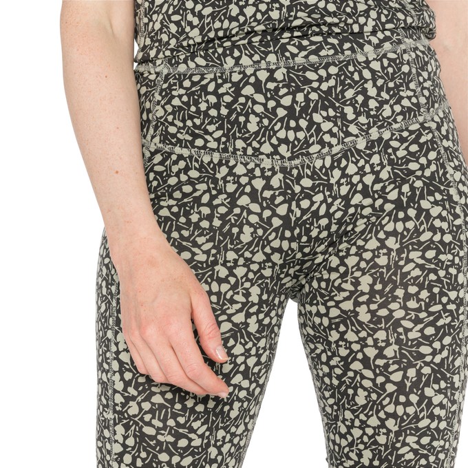 Yoga-Leggings mit Ziernähten aus Bio-Baumwolle, schilf gemustert from Waschbär