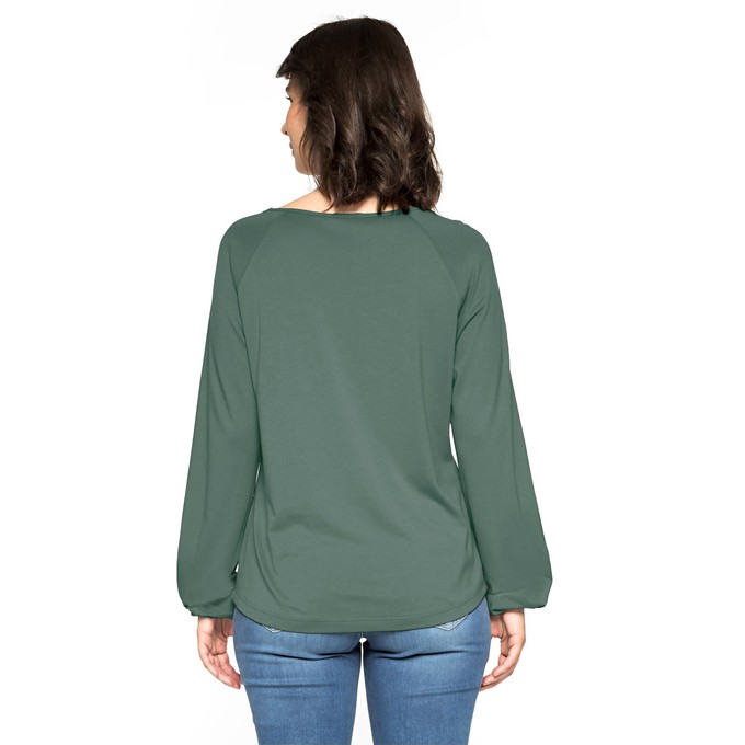 Shirt aus Bio-Baumwolle und TENCEL™, seegras from Waschbär