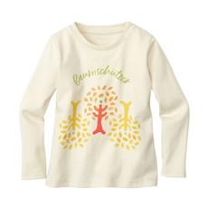 Langarmshirt aus Bio-Baumwolle, Baum via Waschbär