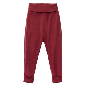 Baby-Hose aus Merinowolle mit Bio-Seide, rubin from Waschbär