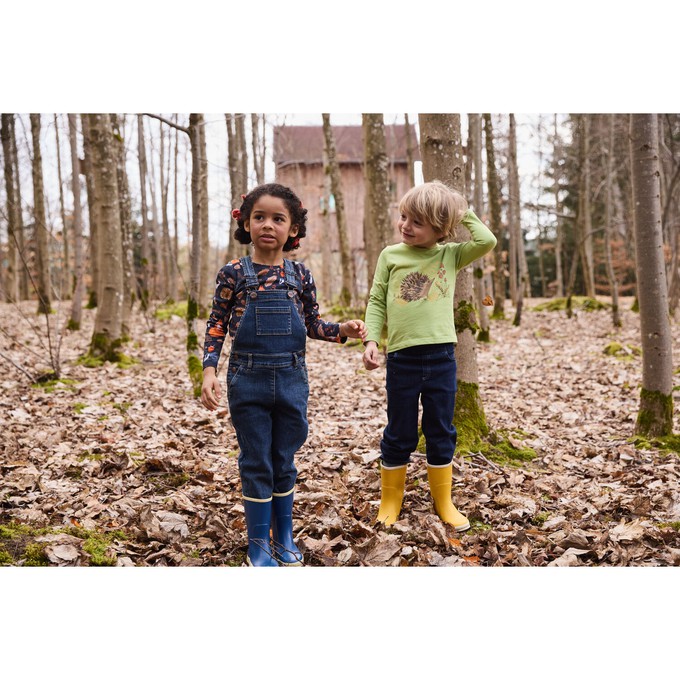 Kinderjeans aus Bio-Baumwolle, denim-blue from Waschbär
