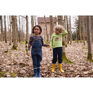 Jeans-Latzhose aus Bio-Baumwolle, darkblue from Waschbär