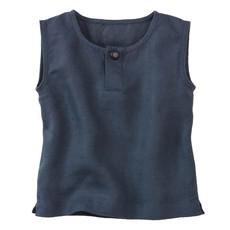 Leinentop aus reinem Leinen, indigo from Waschbär