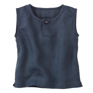 Leinentop aus reinem Leinen, indigo from Waschbär