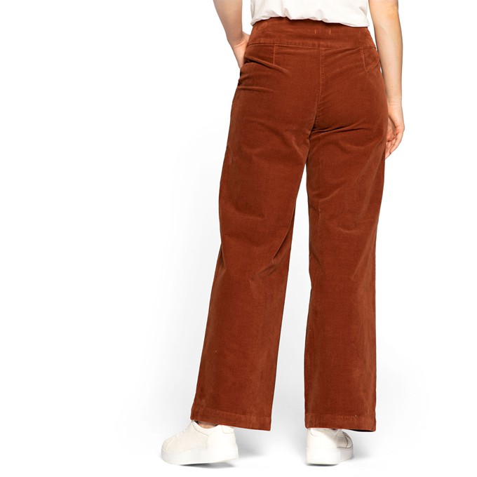 Velvetonhose MARLENE aus Bio-Baumwolle, zimt from Waschbär