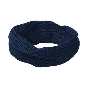 Strick-Loopschal aus Bio-Baumwolle, blau from Waschbär