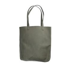 Ledertasche, grau via Waschbär