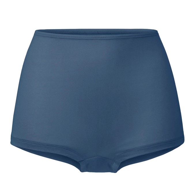 Panty aus Bio-Seide, taubenblau from Waschbär