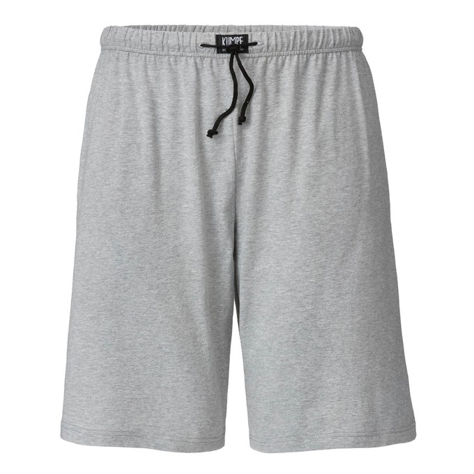 Pyjamashorts aus reiner Bio-Baumwolle, grau-melange from Waschbär