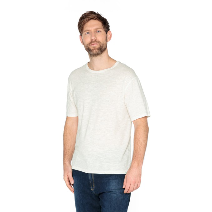 T-Shirt aus Hanf mit Bio-Baumwolle, natur from Waschbär