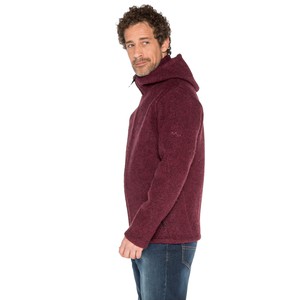 Walkjacke MU RANDY aus reiner Schurwolle, rosso from Waschbär