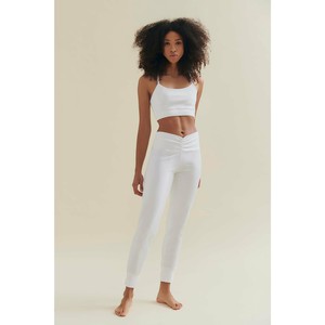 Fresher Cropped Tank - Diamond White from Wellicious