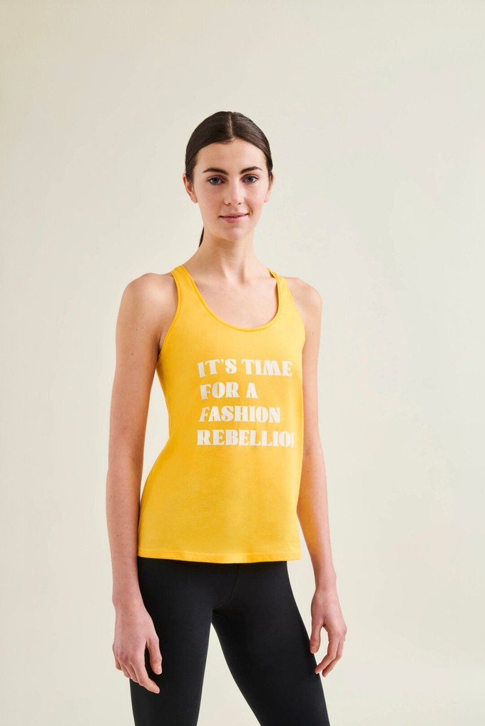 Racer Tank with Print - Sunshine from Wellicious
