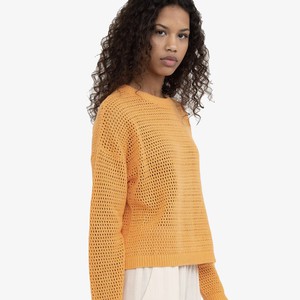 Crochet Sweater Maren | Soft Rebels | Oranje from WhatTheF