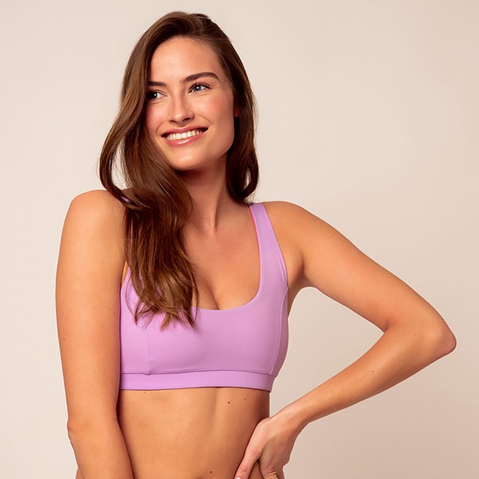 Anais Top - wendebar pink / lila from Woodlike Ocean