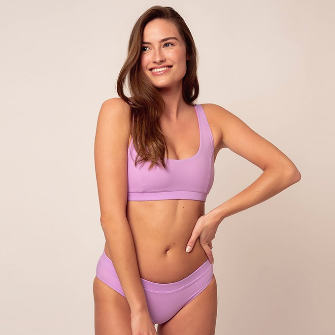 Anais Top - wendebar pink / lila from Woodlike Ocean