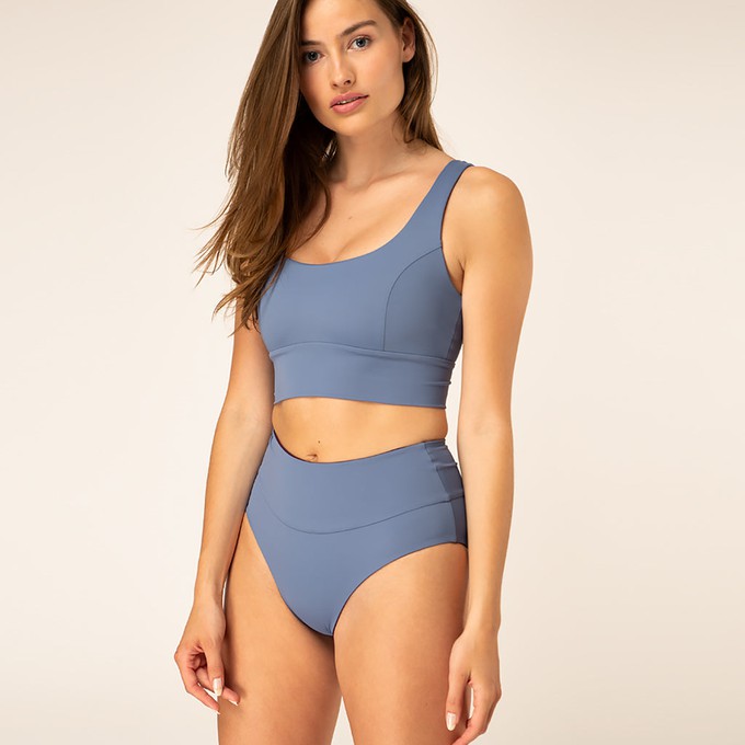 Emee High Waist wendbar - ocean / orchid from Woodlike Ocean