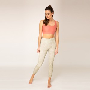 High Waist Leggings - Lotus from Woodlike Ocean