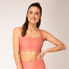 Crop Top - Peach via Woodlike Ocean