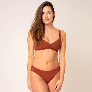 Ruffle Bikini Top - Spice from Woodlike Ocean