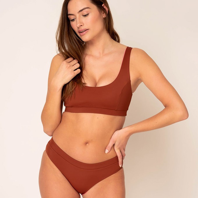 Anais Top - Reversible spice / pink from Woodlike Ocean