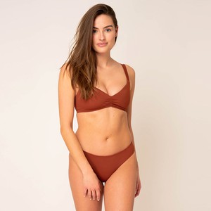 Ruffle Bikini Top - Spice from Woodlike Ocean